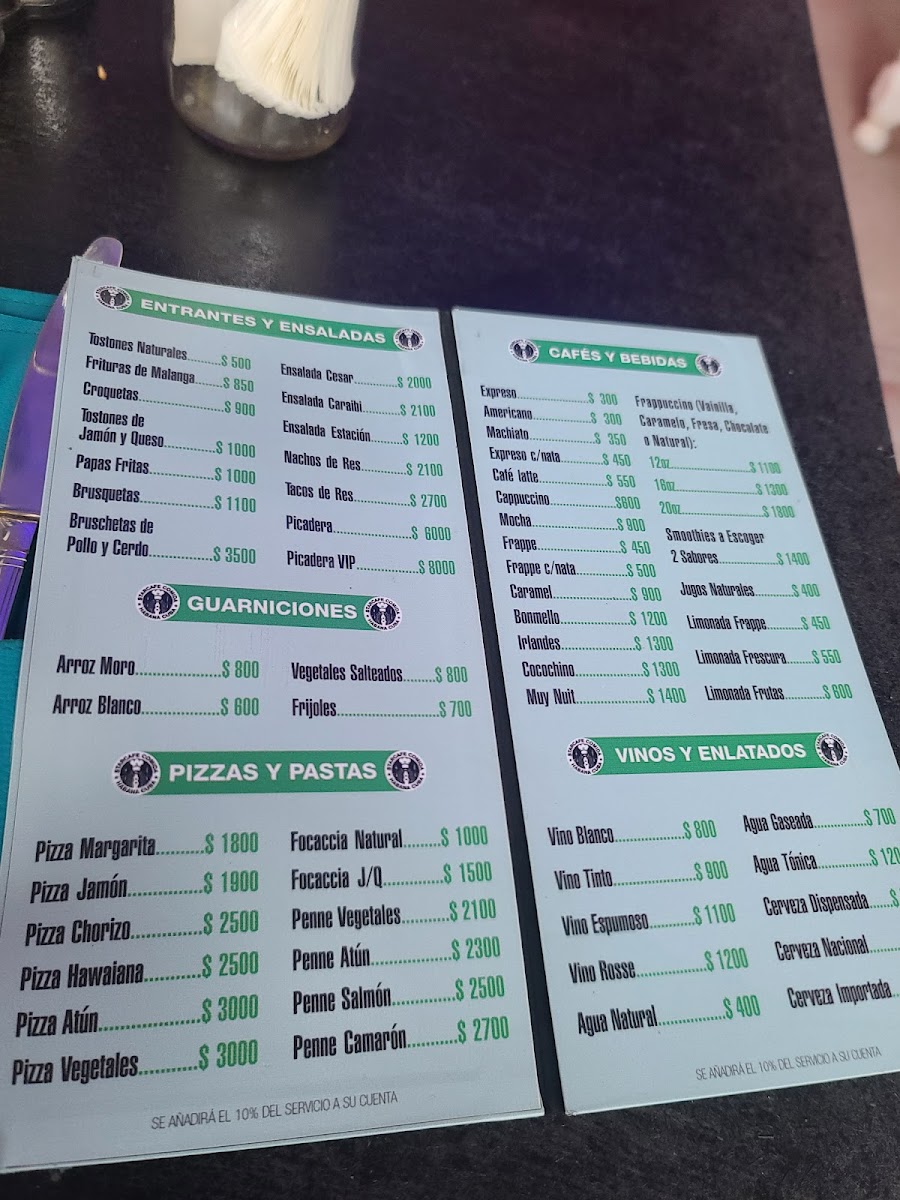 Menu Star Cafe Restaurant - Habana Cuba-1