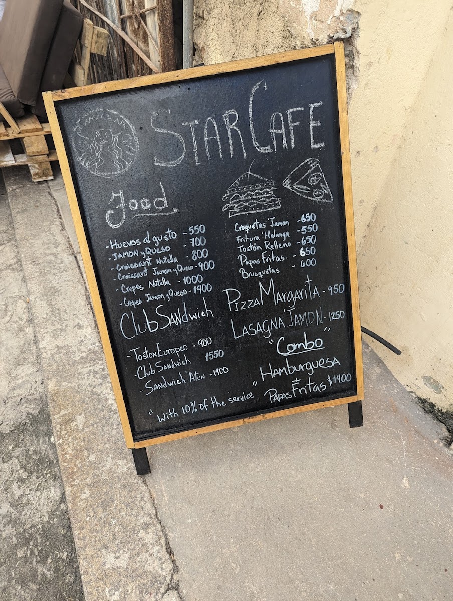 Menu Star Cafe Restaurant - Habana Cuba-8